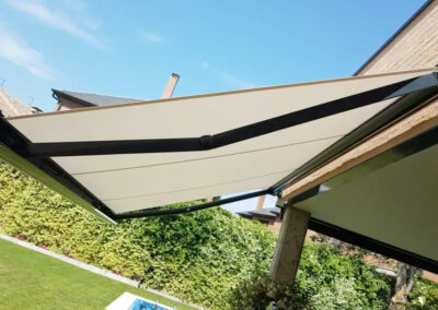Toldo extensible beige